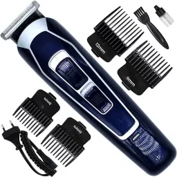 GMI Professional Chargeable Beard Moustache Trimmer Hair Clipper Electric Razor VH Fully Waterproof Grooming Kit 120 minRuntime 8 Length Settings-image-63