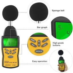 wkm LCD Digital Sound Meter Noise Volume Measuring Instrument Decibel Tester | Sound Meter image 3