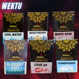 wektu The Best Hookah Flavors/ Amazing 6 Flavors/Shisha/Best (Pack of 6 50G Each)36 White Rose:BluBerry Mint Love 69:Thunder Shock Cool Water:Indian Freezer Hookah Flavor-picture-28