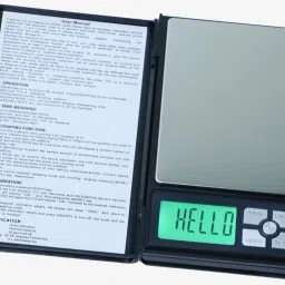 NIVAYO NOTEBOOK DIGITAL WEIGHING SCALE FOR JEWELLERY,,HOME,LAB, MULTIPURPOSE USE,WEIGH UPTO 500 GRAMS,TM-F66,( BLACK) Weighing Scale-0