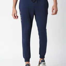 Pepe Jeans Men Mid-Rise Slim-Fit Cotton Joggers-picture-1