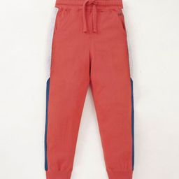 Ed-a-Mamma Boys Side Panel Detail Cotton Joggers-image-49