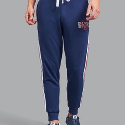 Beverly Hills Polo Club Men Navy Blue Solid Cotton Joggers-image-52