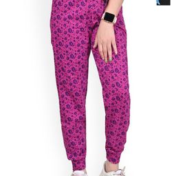 BAESD Girls Floral Printed Pack Of 2 Pure Cotton Joggers-picture-28