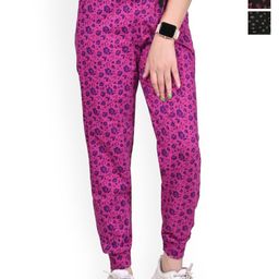 BAESD Girls Printed Pack Of 3 Pure Cotton Joggers-picture-3