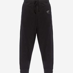 KiddoPanti Kids Black Solid Pure Cotton Joggers-40