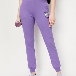 max Women Mid-Rise Pure Cotton Joggers-image-85