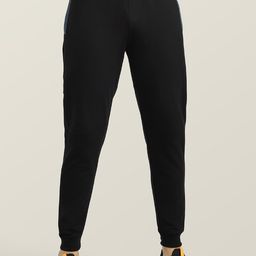 XYXX Men Black Solid Antimicrobial Mid-Rise Joggers-picture-21