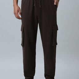 Bewakoof AIR Men Mid Rise Oversized Cotton Cargo Joggers-image-84