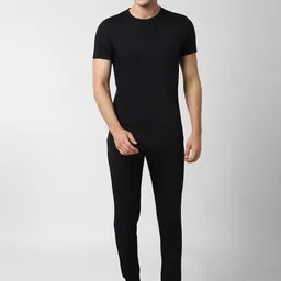 Peter England Men Black Night suit-picture-15