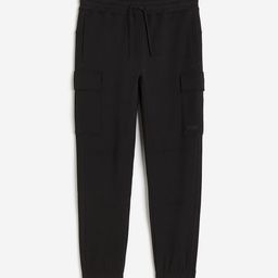 H&M Men DryMove Cotton Cargo Joggers-image-24