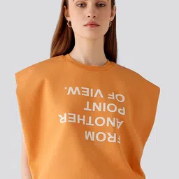 Muvazo Typography Printed Top & Joggers-image-21