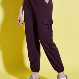 BUY NEW TREND Women Relaxed Loose Fit High-Rise Cargo-image-88