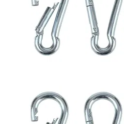 Stainless Steel Spring Snap Hook Carabiner pack of 04 Locking Carabiner-picture-16