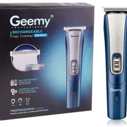 Geemy Supreme Quality Electric Beard Trimmer Rechargeable Clipper Shaver Trimmer 45 min Runtime 4 Length Settings-image-25