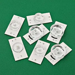 V A Antiques 3V SMD LED TV Display Backlight Aluminum PCB Size: 50*18mm Concave Optical Lens Combo Set-11