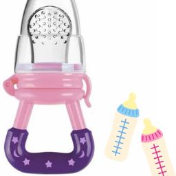 SST Sales Baby Food And Fruit Nibbler & Pacifier Teether BPA Free Nibbler BD123 Feeder-image-35