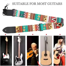 Adjustable guitar strap belt Cotton Strap-19