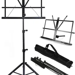 Sheet Music Stand Holder / Portable Folding Music Stand Adjustable Light Weight Notation Stand Keyboard Stand-image-25
