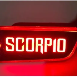 shopdream SCORPIO REAR REFLECTOR SET OF 2 PCS REAR RED Car Reflector Light image 2
