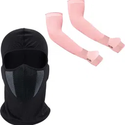 1 Pair Arm Sleeves+1 Balaclava Combo-26