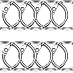 IKIS Binder Card Ring/Book Ring for Scrapbooking - 10 Pcs (50mm) Manual Ring Binder-17
