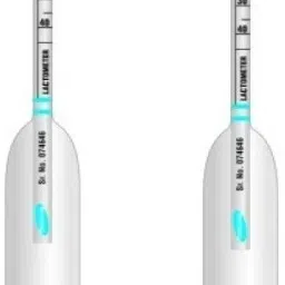 Lactometer 2pc Portable Reusable Handheld Glass Lactometer Milk Purity Water Level Testing To Check Water In Milk Adulteration Milk Density Milk Adulteration Density Tester Check Water In Milk Thermometer (Clear) Hydrometer Hydrometer-13