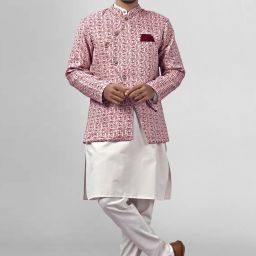 AMZIRA Printed Sherwani-image-80