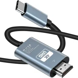 Etzin Usb C To Hdmi Cable Adapter,Hdmi To Usb Type C Cable 6.6 Ft 4K Display & Charging For Macbook Pro/Ipad Pro/Chrombook/Laptop/Phones To Rack Server-10