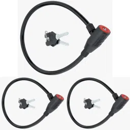 H-0198 Cycle Lock, 50 CM L for Cycles, Helmet or Scooters. Cable Lock Cycle Lock Bicycle Lock-24