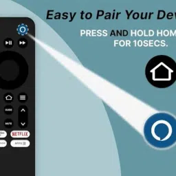 Fgkitoflex Compatible with models such as L32R8-FVIN, L43R8-FVIN, and L32MA-FVIN, Compatible with Redmi Smart Fire TV Remote Control (Without Voice) with Hotkeys REDMI FIRE TV Smart LCD LED TV with Prime Video, Netflix and Easy APPS Access Remote Controller image 3