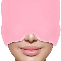 Form Fitting Gel Ice Headache Migraine Relief Hat, Cold Therapy Head Wrap Cap-22
