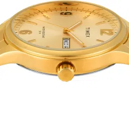 timex Champagne Round Dial Quartz Analog Watch - For Men TWEG18444 image 5