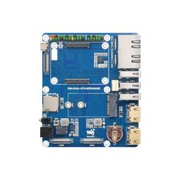 Waveshare WIFI6 Dual ETH Base Board/Mini-Computer Designed for Raspberry Pi Compute Module 4 image 4