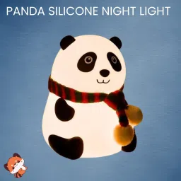 Silicone Panda Touch Night Lamp Rechargeable Light Multi Color Lamp for kidsV9 Night Lamp-picture-26