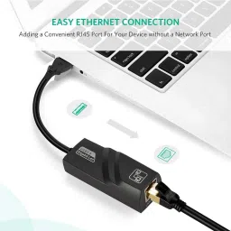 microware 1000 Mbps Gigabit Ethernet Adapter, USB 3.0 to LAN Adapter for windows, mac Lan Adapter image 4