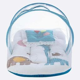 Multicolor Digital Print On White Base Design Bedding Set Standard Crib-image-5