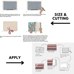 I-Birds Enterprises 4 IN 1 Laptop Skin, Key Guard & Screen Protector For 15.6 inch Laptop Combo-8020 Combo Set image 5