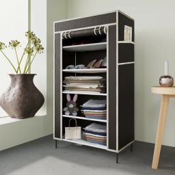 Shoe Cabinet Rack Storage Organizer for Home PP Collapsible Wardrobe PP Collapsible Wardrobe-image-28