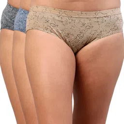 feelings Pack of 3 Women Hipster Multicolor Panty-picture-27