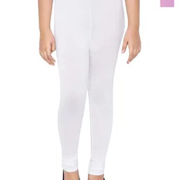 FRENCH KLEIDER Girls Pack Of 2 Pure Cotton Churidar Length Legging-image-91
