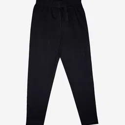 KiddoPanti Girls Black Solid Ankle Length Lycra Legging-picture-18