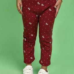 V-Mart Girls Conversational Printed Cotton Ankle-Length Leggings-picture-37