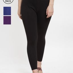 GRACIT Women Pack Of 3 Ankle-Length Leggings-picture-9
