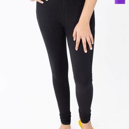 FRENCH KLEIDER Girls Pack Of 2 Pure Cotton Churidar Length Leggings-image-57
