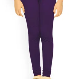 FRENCH KLEIDER Girls Mid-Rise Churidar-Length Leggings-picture-4