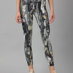 Oh So Fly Women Abstract Printed High Waist Tights-picture-30