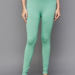 Melange by Lifestyle Women Green Leggings-picture-24