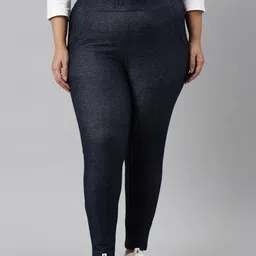The Pink Moon Women Plus Size Skinny Fit Trousers-image-32
