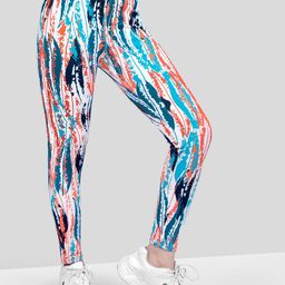 Naughty Ninos Girls Skinny Fit Abstract Printed Jeggings-57